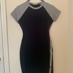 Silent + Noise Navy Causal Dress